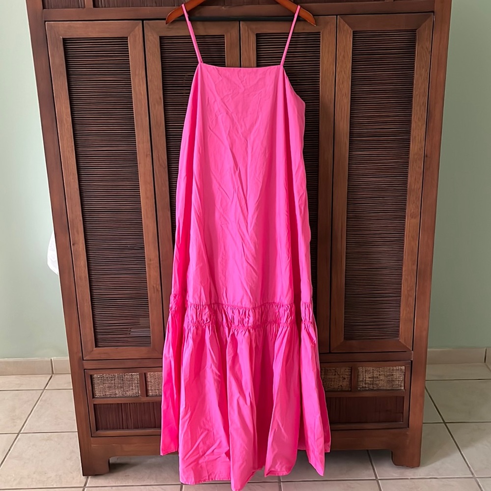 GAP Hot Pink Maxi Sundress